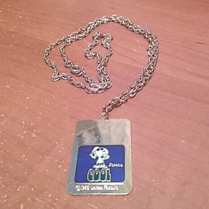 Peanuts Joe Cool necklace